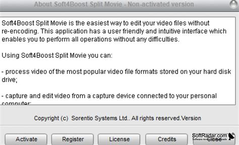 Soft4Boost Split Movie for Windows